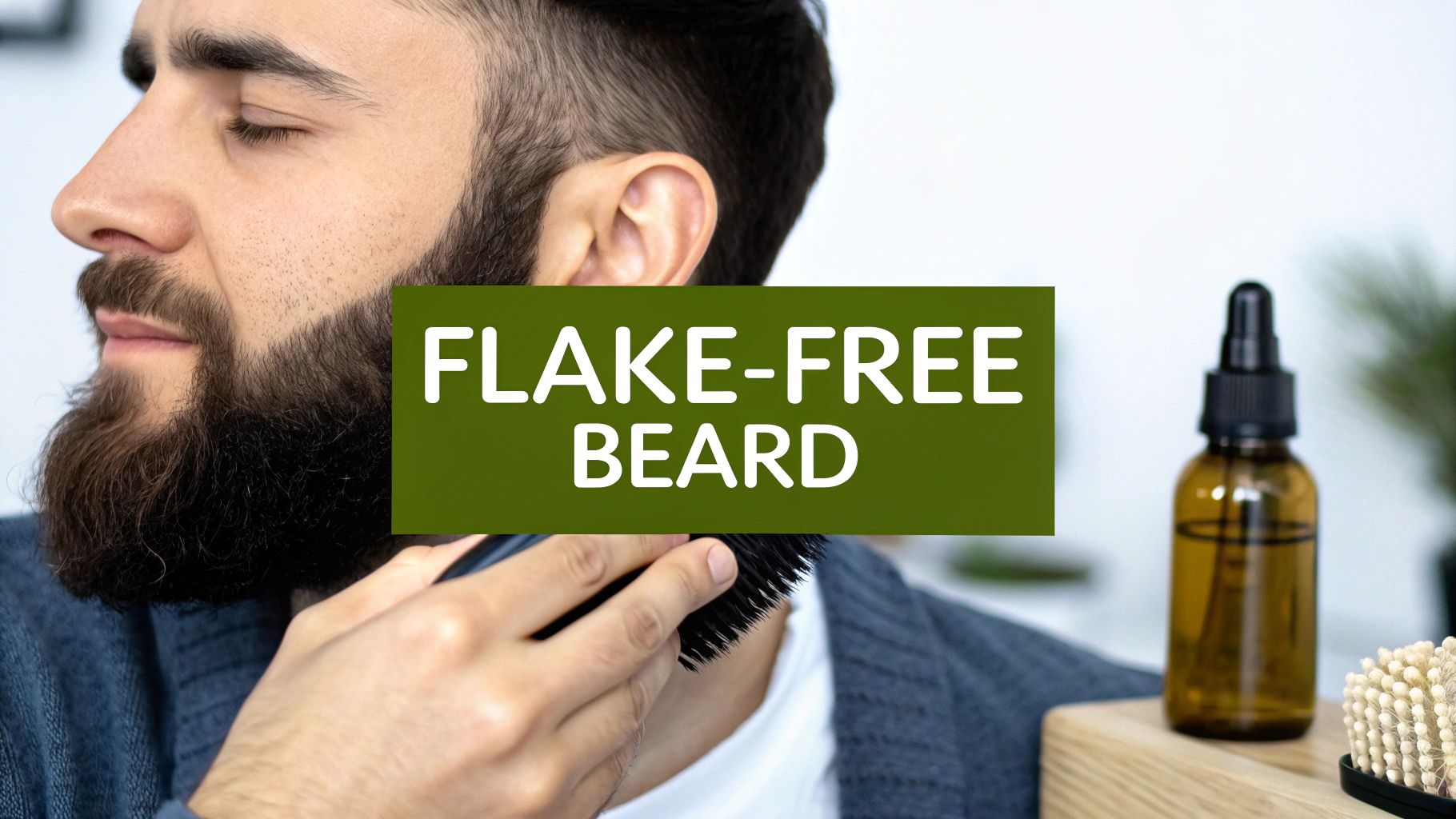 Fix dry flaky skin under beard for good