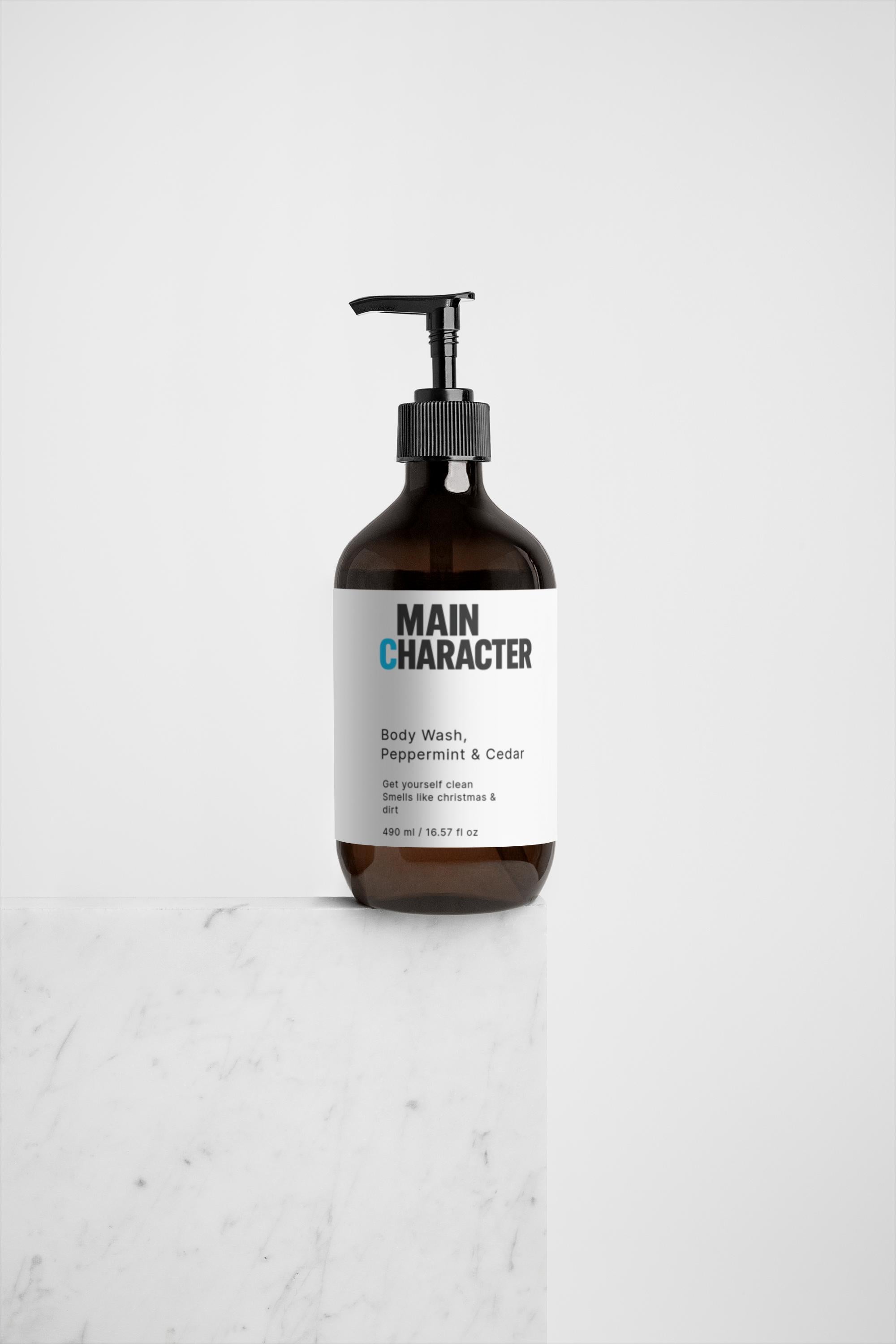 Body Wash, Peppermint & Cedar
