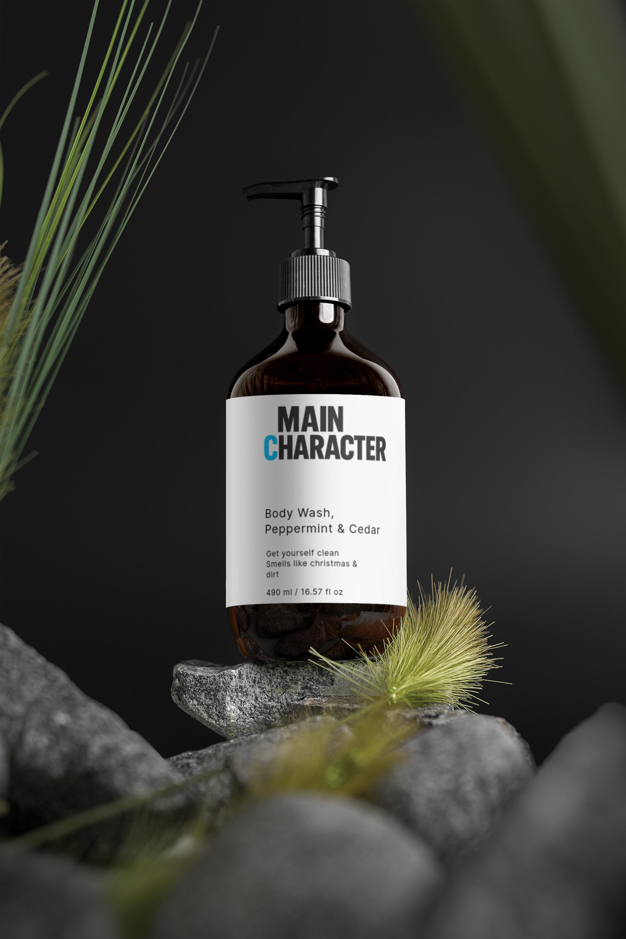 Body Wash, Peppermint & Cedar