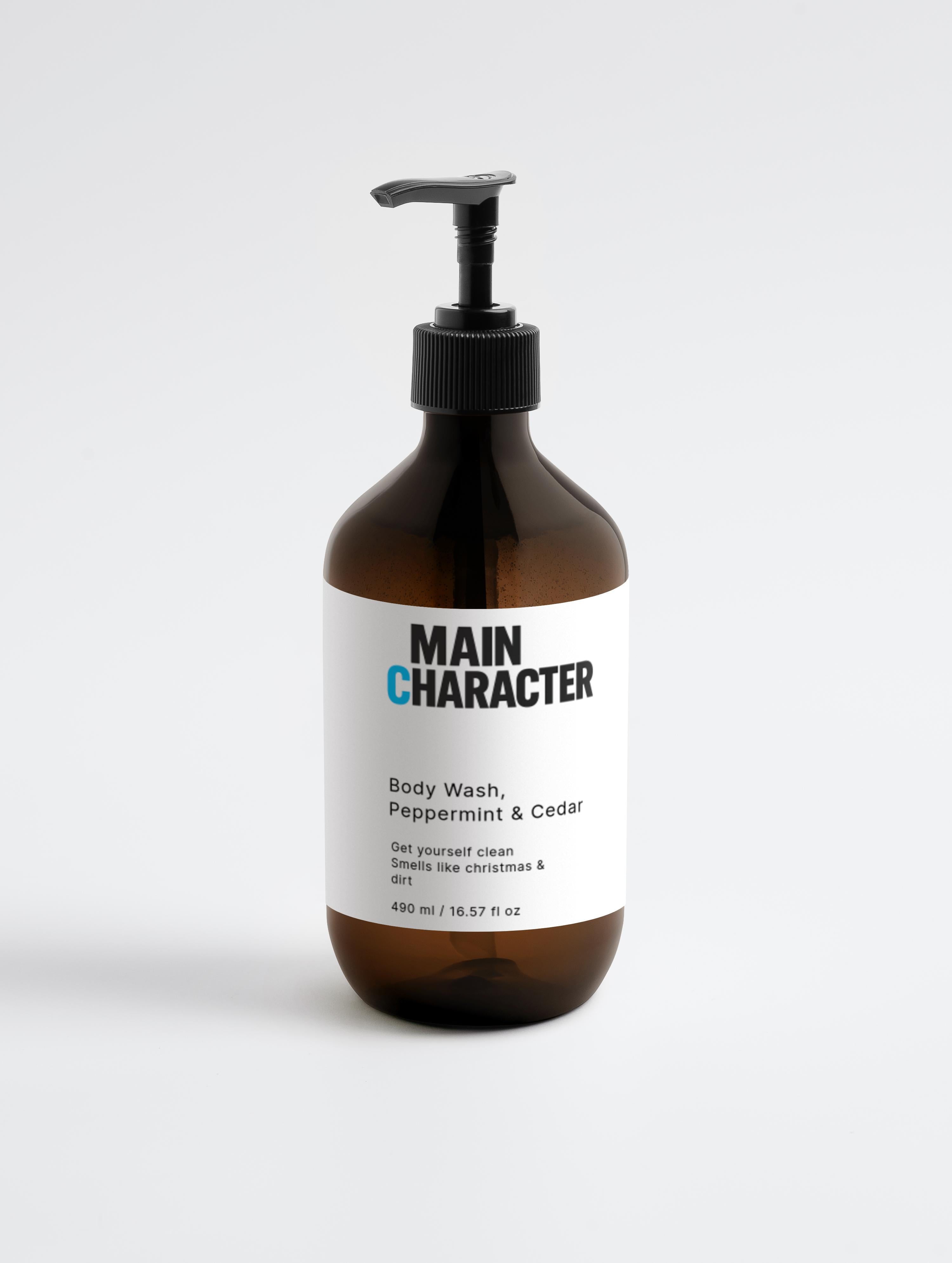 Body Wash, Peppermint & Cedar